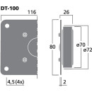 Hi-Fi-Kalottenhochtöner, 30 W, 8 Ω DT-100