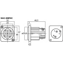 NEUTRIK-POWERCON-Einbaubuchse NAC-3MPHC