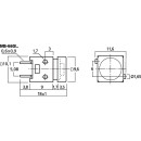 Miniatur-Anreih-Print-Drucktaster MS-660/SW