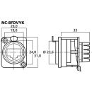 EtherCon-Einbaubuchse, NE-8FDVYK