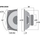 Hi-Fi-Tiefmitteltöner, 70 W, 8 Ω (/8) und 4 Ω (/4) SPM-205/8