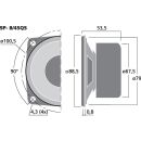 Universallautsprecher, 10 W, 4 Ω SP-8/4SQS