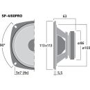 PA-Mitteltöner, 30 W, 8 Ω SP-4/60PRO