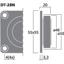 Neodym-Hi-Fi-Hochtöner, 50 W, 8 Ω DT-28N