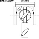 Aufsteck-Neigeadapter mit Montageplatte PAST-68/SW