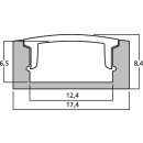 Aluminium-U-Profilschiene für LED-Streifen LEDSP-311/FC