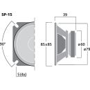 Spezial-Lautsprecher, 10 W, 8 Ω SP-15