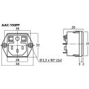 Einbaustecker AAC-150PF