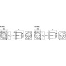 XLR-Einbaustecker, 5-polig NC-5MDL1