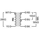 Audio-Übertrager 1:3/1:10 für Mikrofonsignale,...