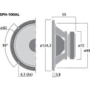 High-Tech-Mitteltöner, 40 W, 8 Ω SPH-100AL