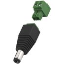 Kleinspannungsstecker, 5,5/2,1 mm T-521PST