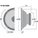 PA-Mitteltöner, 50 W, 8 Ω TF-0615MR