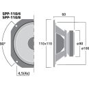 Hi-Fi-Tiefmitteltöner, 30 W, 4 Ω SPP-110/4