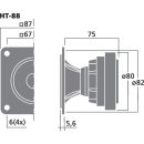 PA-Hornhochtöner, 50 W, 8 Ω HT-88