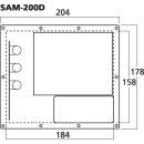 Class-D-Subwoofer-Aktiv-Modul, 200 W an 4 Ω SAM-200D