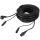 Kombiniertes Netz- und XLR-Kabel MSC-115AC/SW