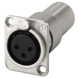 NEUTRIK-XLR-Einbauadapter, 3-polig NA-3FDM