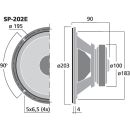 Hi-Fi-Tiefmitteltöner, 50 W, 4 Ω SP-202E