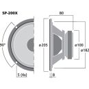 Hi-Fi-Breitbandlautsprecher, 35 W, 8 Ω SP-200X