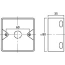 Netzwerk-Anschlussdose CAT-6JB