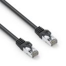 Cat.6a Patchkabel, RJ45, S/FTP, LSZH – 10,00m, schwarz