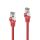 Cat.6a Patchkabel, RJ45, S/FTP, LSZH – 5,00m, rot