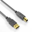 Hochwertiges aktives USB v2.0 USB-A / USB-B Kabel - 5.00m