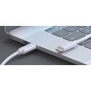 Premium USB v3.2 USB-C Kabel mit E-Marker – 0,50m, weiß