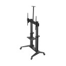 PureMounts DS® TV Standfuß - Tilt - VESA 200-1000, matt-schwarz