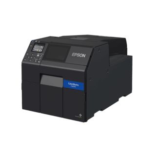 Epson ColorWorks CW-C6000Pe (mk), Peeler, Disp., USB, Ethernet, schwarz