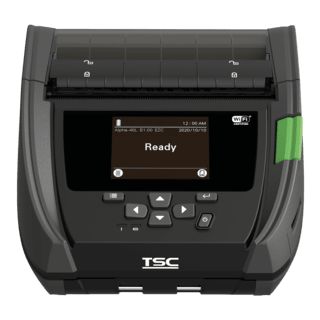 TSC Alpha-40L, 8 Punkte/mm (203dpi), Peeler, RTC, Display, USB-C, BT, WLAN, NFC, erw. Akku