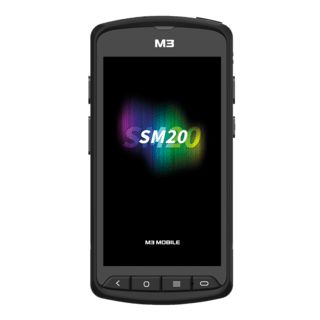 M3 Mobile SM20x, 2D, SE4710, USB, BT (5.1), WLAN, 4G, NFC, GPS, Disp., GMS, RB, schwarz, Android