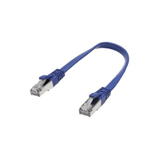 Cat.7 | RJ45 / RJ45 | 0,25m | blau