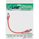 InLine® Patchkabel, S/FTP (PiMf), Cat.8.1, 2000MHz, halogenfrei, rot, 0,25m