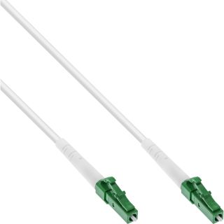 InLine LWL Simplex Kabel, FTTH, LC/APC 8° zu LC/APC 8°, 9/125µm, OS2, 50m