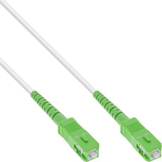 InLine LWL Simplex Kabel, FTTH, SC/APC 8° zu SC/APC 8°, 9/125µm, OS2, 50m