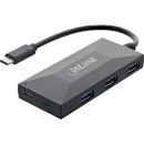 InLine USB 3.2 Gen 1 OTG Hub, USB Typ-C zu 3 Port Typ-A...