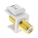 InLine® Keystone Einbauadapter, für Sat-Kabel,...