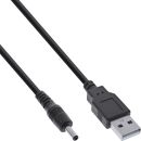 InLine USB DC Stromadapterkabel, USB A Stecker zu DC...