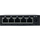 InLine Gigabit Netzwerk Switch 5-Port, 1GBit/s, Desktop, Metallgehäuse, lüfterlos