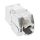 InLine Keystone RJ45 Buchse / LSA Einsatz, SNAP-In, Cat.6a, mit Staubschutz rot