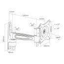 InLine Wandhalterung für TFT bis 69cm (27"), max. 15kg, einteiliger Arm