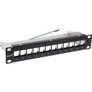 InLine 10 Patchpanel Leerblech 12-fach, fr Keystone...