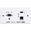 UHD 2x1 HDMI/VGA over HDBaseT Wallplate Transmitter (UK...