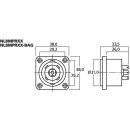 NEUTRIK-SPEAKON-Einbaubuchse NL8MPRXX-BAG