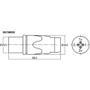 NEUTRIK-SPEAKON-Kupplung NLT4MXX