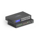 4x4 4K 18Gbps HDMI Matrix mit Audioauskopplung