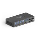 4x1 4K 18Gbps HDMI Switcher mit KVM