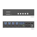 4x1 4K 18Gbps HDMI Switcher mit KVM